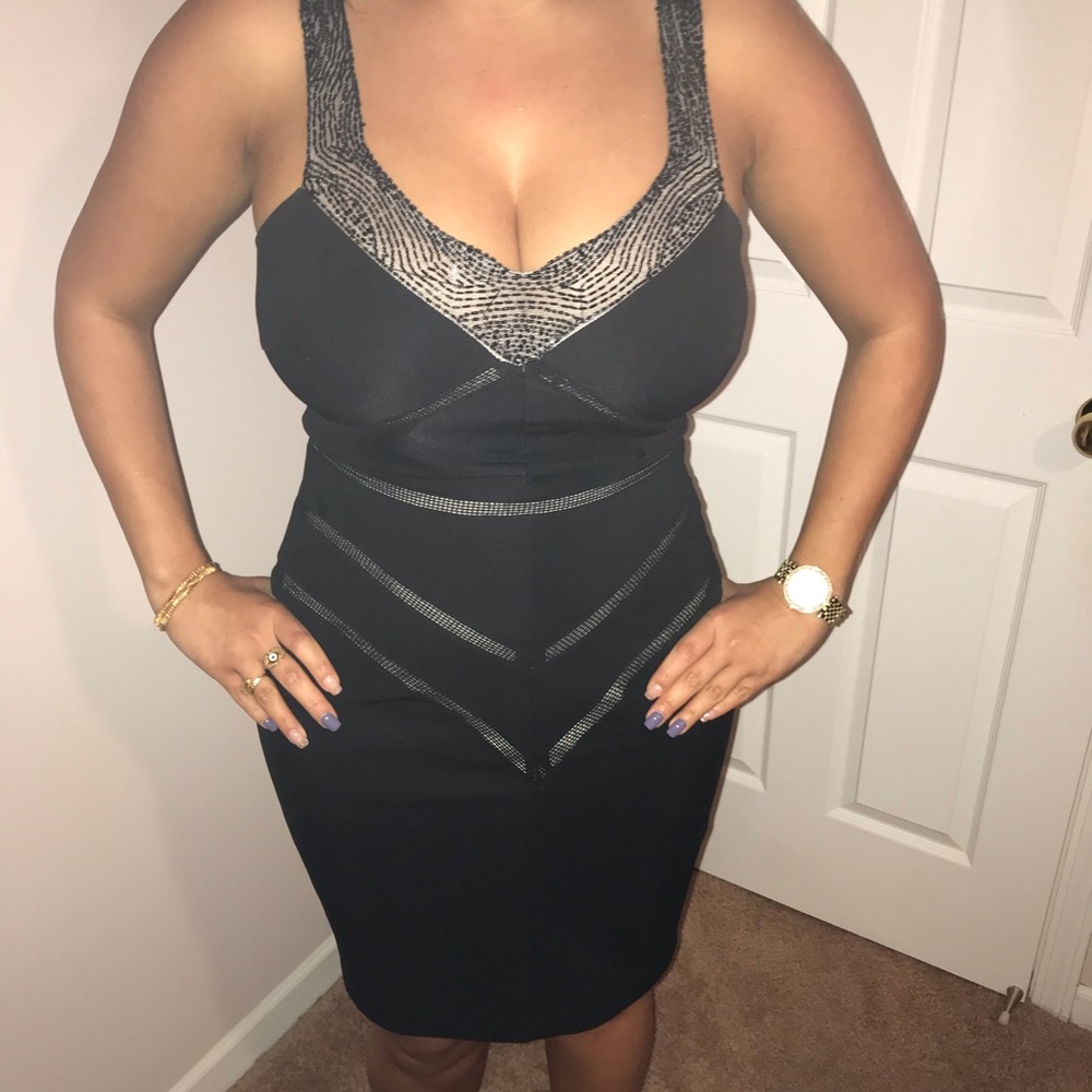 J S Collections Sequin Bodycon Dress Sz 12